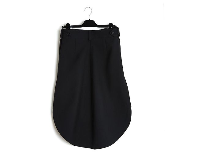 Céline Saia Midi de Lã Preta Phoebe Philo Preto