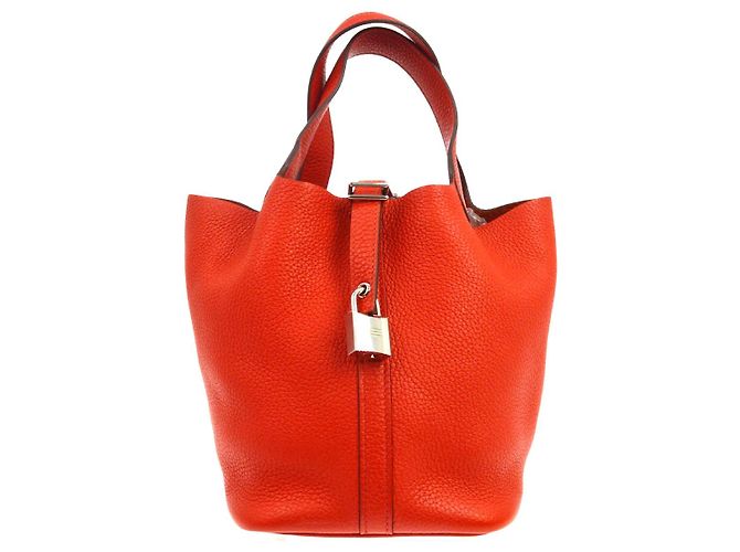 Hermès Hermes Picotin Lock Clemence PM Rot