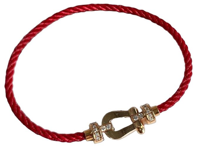 Bracciale Fred Force 10 Oro Rosa e Diamanti D'oro