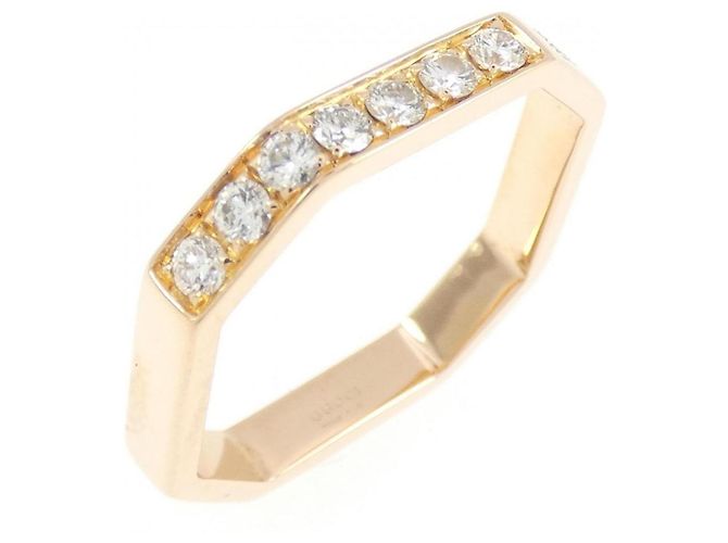 Gucci Ehering aus 18K Roségold mit Diamanten