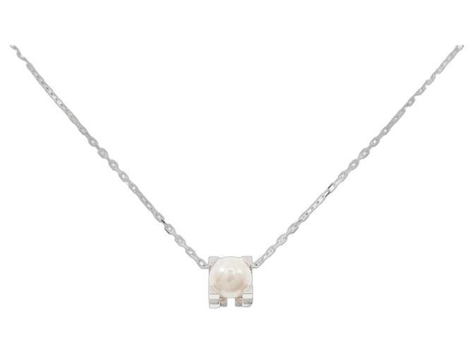 Collar C de Cartier en oro blanco Dorado