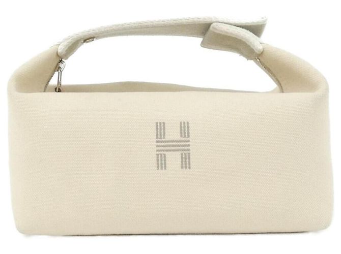Hermès Hermes Bride à Black PM Handbag Pouch Bege