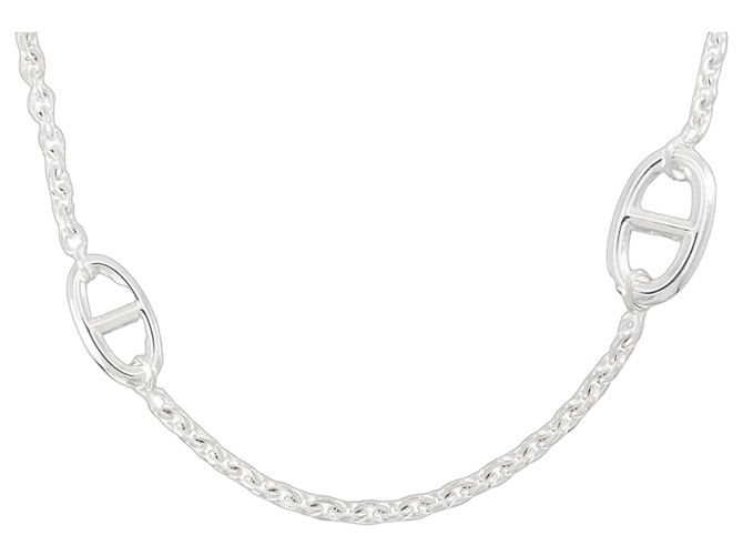 Hermès Collier Hermes Farandole Argenté
