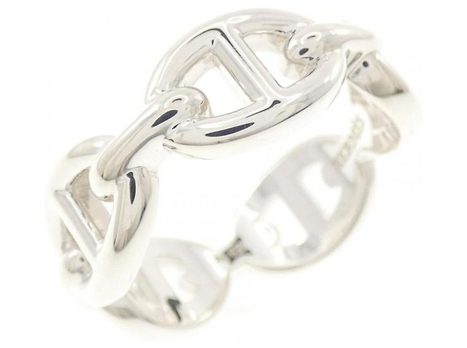 Hermès Chaine d'Ancre Enchainée Ring Silber