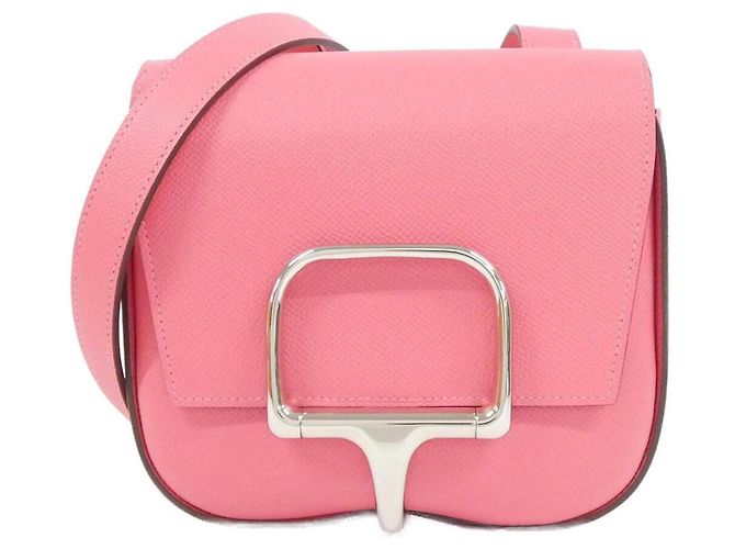 Hermès Bolsa de ombro Hermes Della Cavalleria MINI Rosa