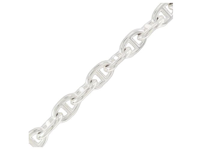 Pulsera Hermès Chaine d'Ancre MM Silver Charm Plata