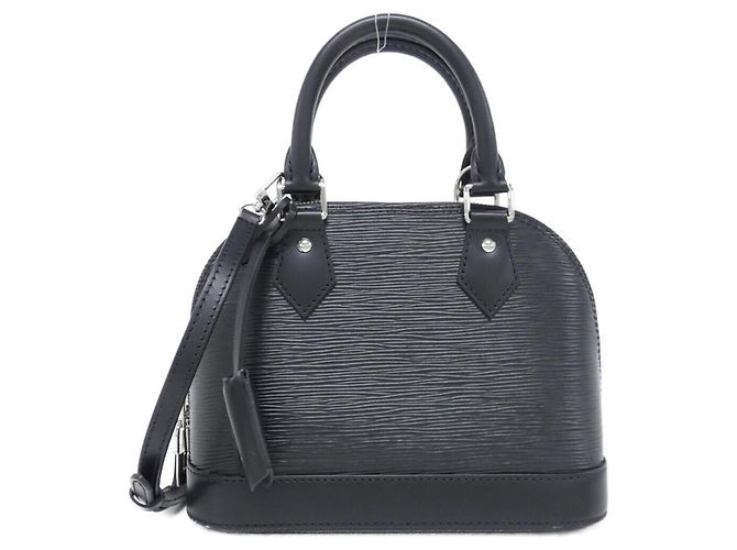 Louis Vuitton Epi Alma BB Handtasche Schwarz