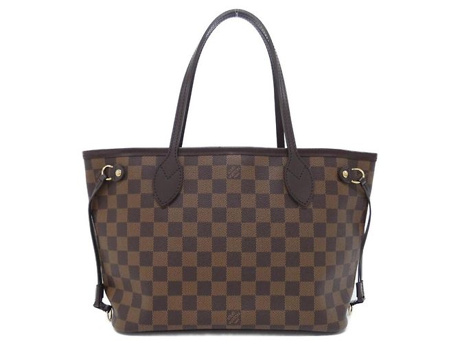 Sac à main Louis Vuitton Damier Neverfull PM Damier ebène