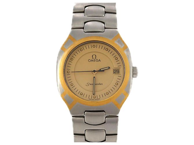 Omega Seamaster Polaris Two-Tone Quartz Watch