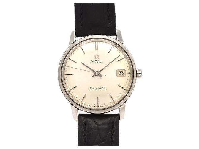 Relógio automático Omega Seamaster em aço inoxidável