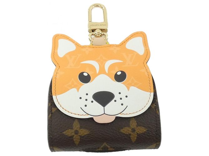 Porte-clés Porte-sac Louis Vuitton Monogram Dock Marron
