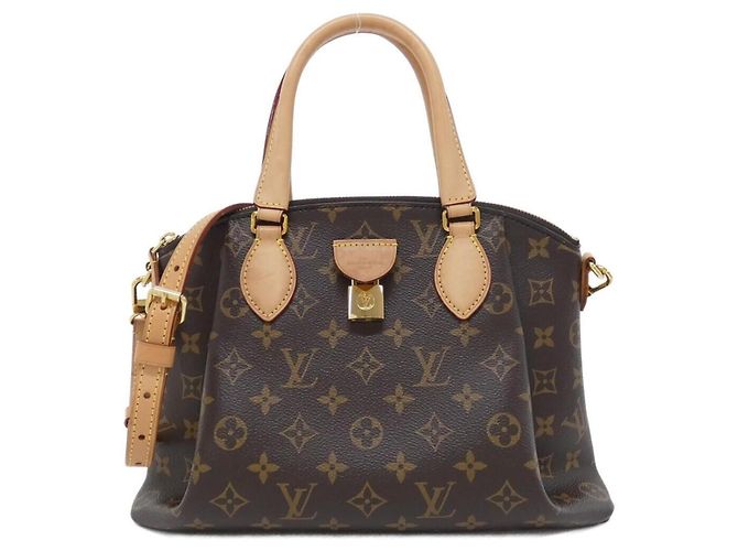 Borsa Louis Vuitton Monogram Rivoli PM Marrone