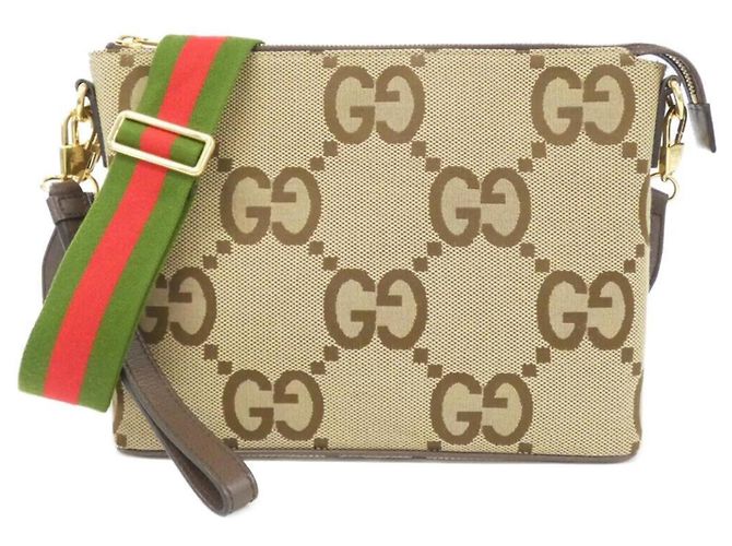 Borsa a tracolla Gucci GG Canvas Marrone Cammello