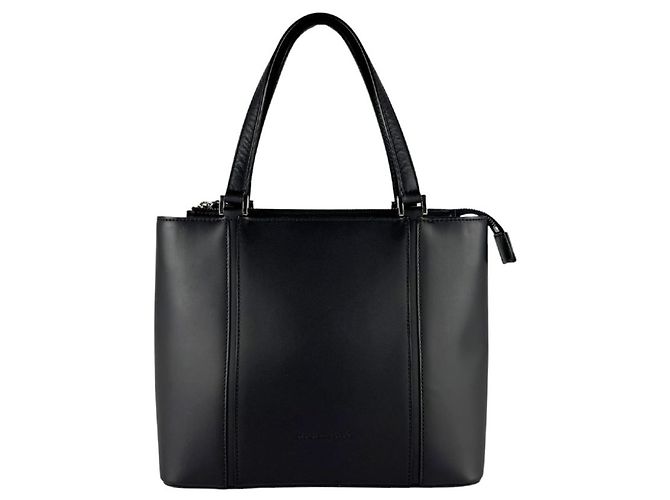 Borsa a mano Burberry in pelle nera Nero
