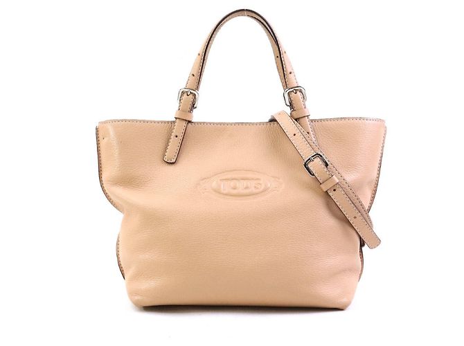 Bolsa de couro Tod's Pale Orange