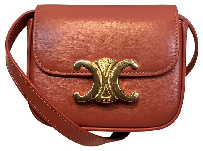 Céline Bolsa de Ombro Celine Mini Claude Rosa