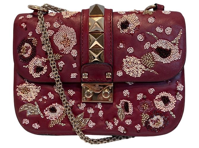 Bolsa de ombro Valentino em Bordeaux