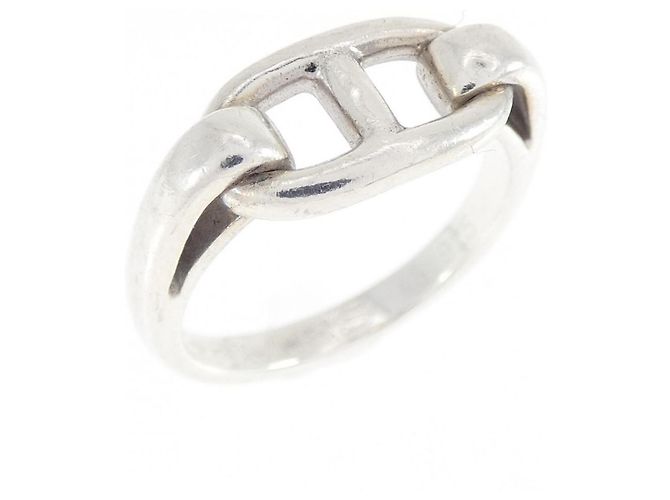Ring Hermès Anillo Banda Hermes Silver925