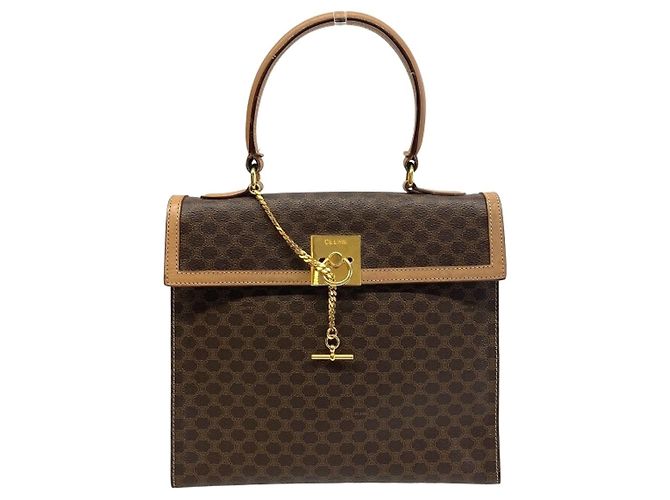Céline Celine Macadam Handtasche Braun
