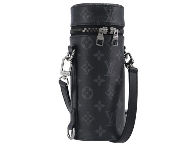 LOUIS VUITTON Eclipse Bottle Holder Porte Boutille GI0398 LV Auth 202908V Monogramma