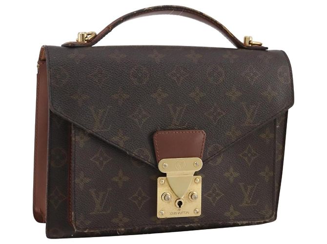 Bolsa de mão LOUIS VUITTON Monogram Monceau 26 M51187 LV Auth 205840 Monograma