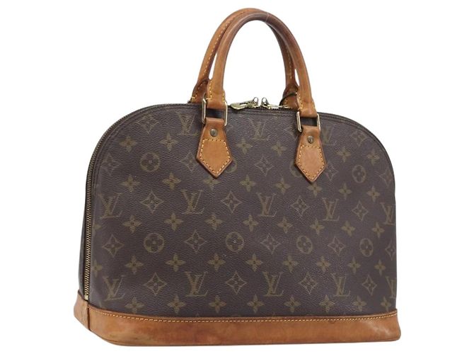 LOUIS VUITTON Monogram Alma Hand Bag M51130 LV Auth 201459 Monograma