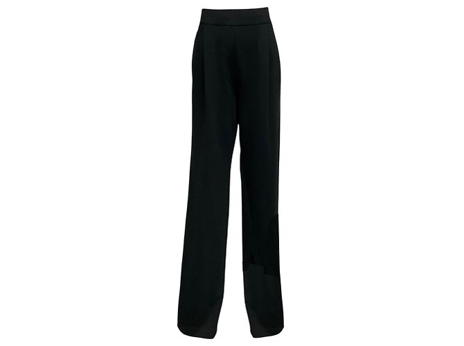 Calças de moletom Dries Van Noten Black Hartia em algodão Preto