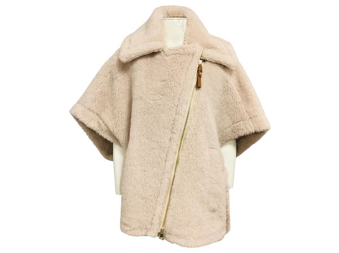 Max Mara Beige Teddy Bear Icon Jacket