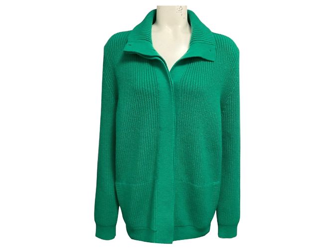 Tom Ford Strickcardigan aus Wolle und Kaschmir in Grün