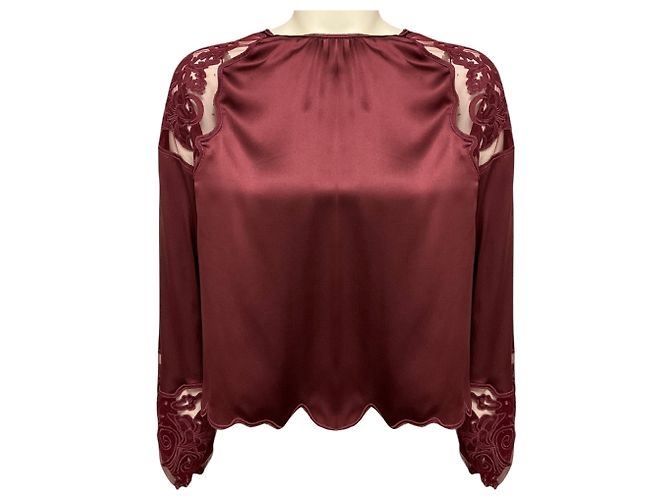 Blusa Mathilde Amethyst Ulla Johnson Preto