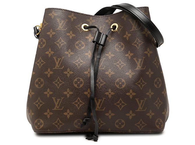 Borsa a secchiello Louis Vuitton Monogram Neonoe MM Marrone