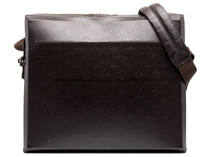 Sac Business Steve Louis Vuitton Monogram Glace Marron