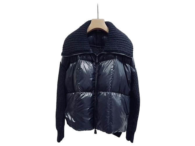 Moncler Black Down Jacket Women XS Multiple colors