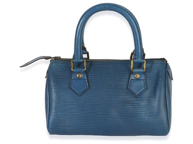 Louis Vuitton Blue Epi Mini Speedy HL Bleu