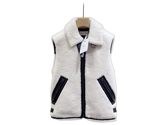 Autre Marque Dior Shearling Sleeveless Vest Jacket Multiple colors