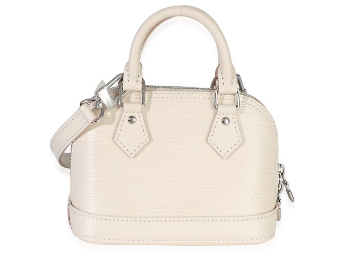 Louis Vuitton Quartz Epi Nano Alma Beige