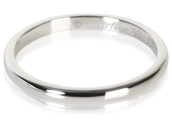 Love Cartier Platinum 1895 2mm Band Ring