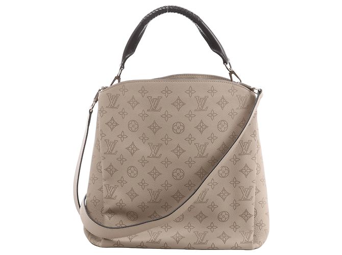 Babylone Bolsa 2Way Louis Vuitton Babylon PM Monogram Mahina em Bege M50032