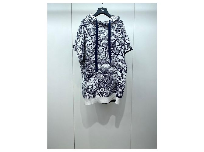 Autre Marque Pull à capuche Dior imprimé jungle en coton Multicolore