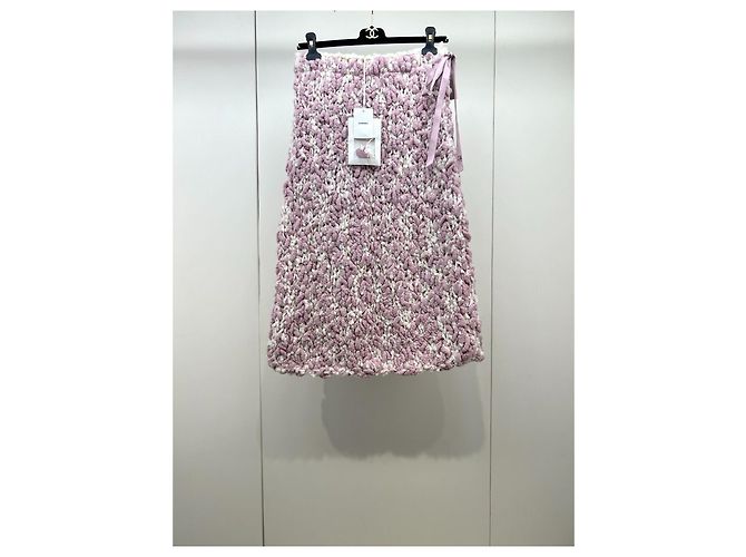 Saia Chanel 24K de lã Multicor