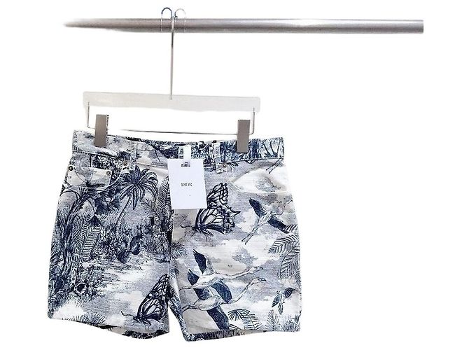 Dior Hose Mehrfarbig aus Baumwolle Mehrfarben