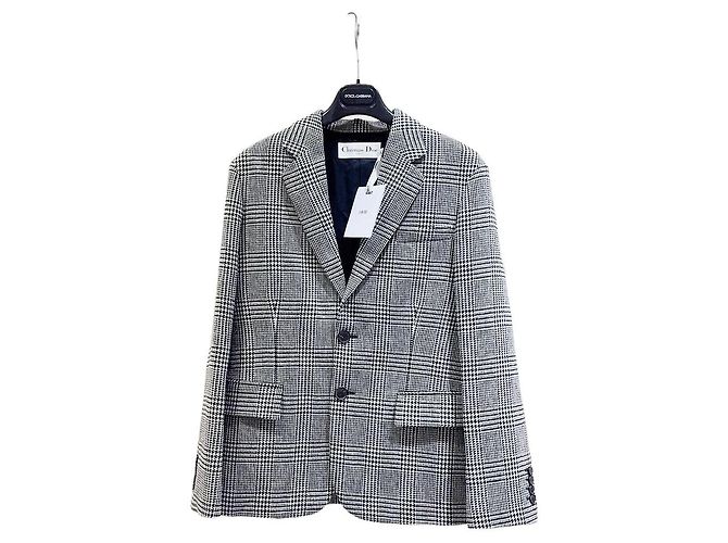Dior Houndstooth Wool Jacket Multiple colors