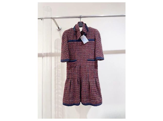 Abito Chanel in Tweed Multicolore