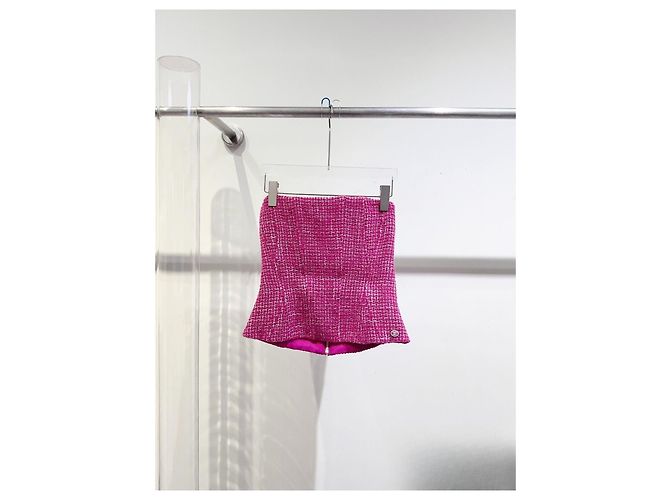 Top Bandeau Chanel 22B de Tweed Multicolor