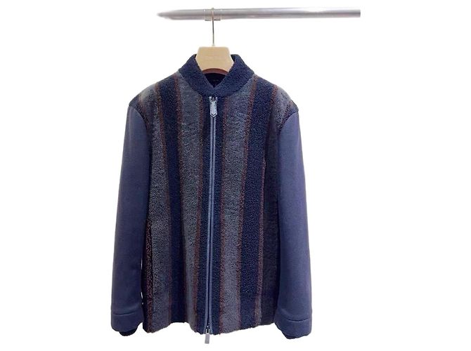 Fendi Shearling and Wool Jacket