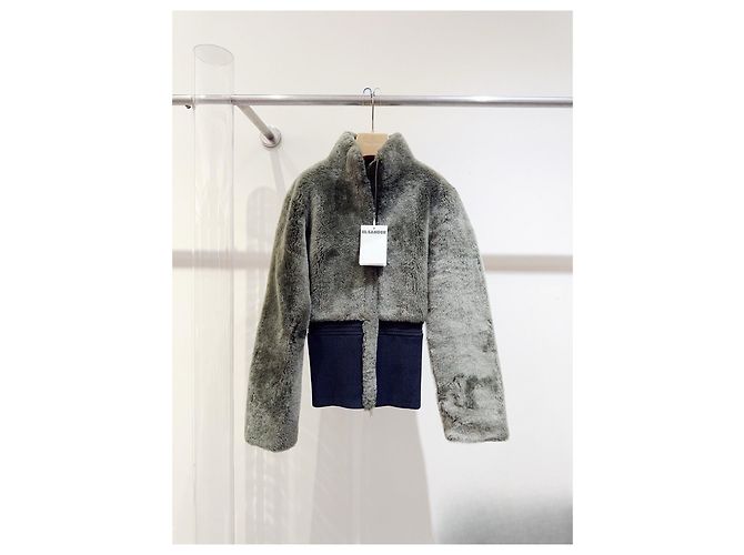 Giacca Jil Sander in montone 36 Multicolore