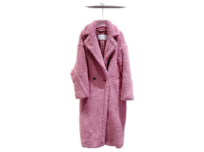 Max Mara Teddy Coat Pink Faux Fur Multiple colors