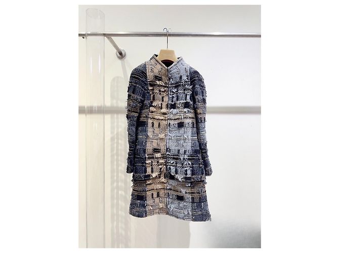 Casaco Chanel de Tweed Multicor