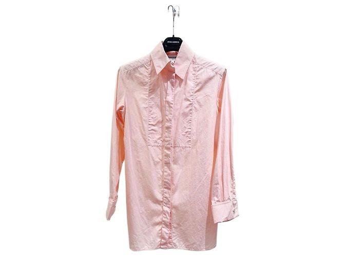 Top Chanel de seda rosa tamanho 34 Multicor