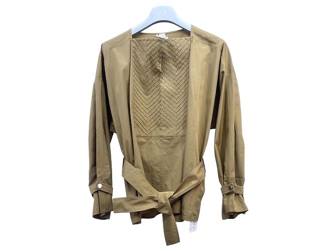 Hermès Linen Top Khaki Multiple colors